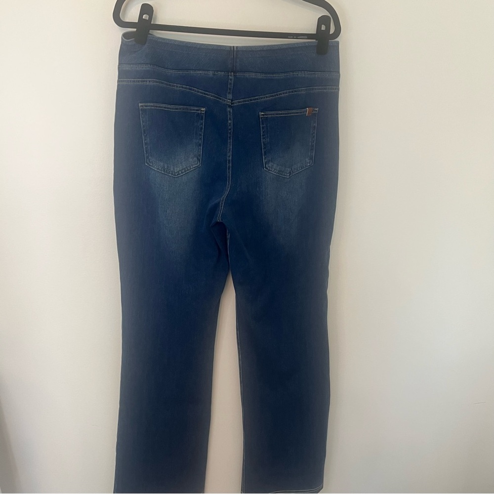 Halara Flex High Waisted Pockets Washed Casual Boot‎ Cut Jean Size XL - Picture 3 of 7